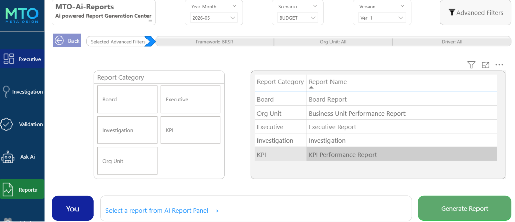 MetaOrion AI Reports